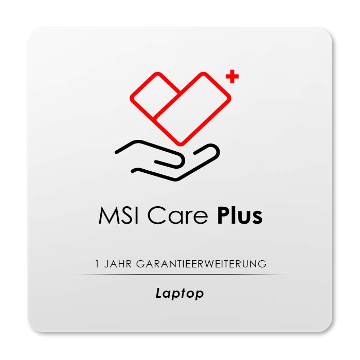 Ein (1) Jahr Garantieverlängerung für Notebook | MSI Care - MSI e-Shop | Offiziell von MSI Deutschland