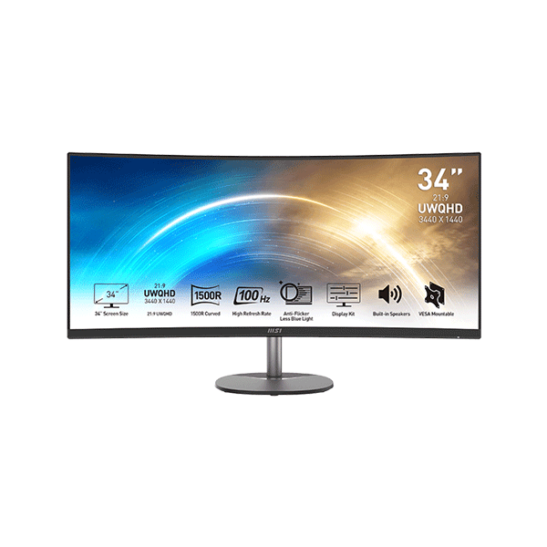 PRO MP341CQDE | MSI PRO Monitor