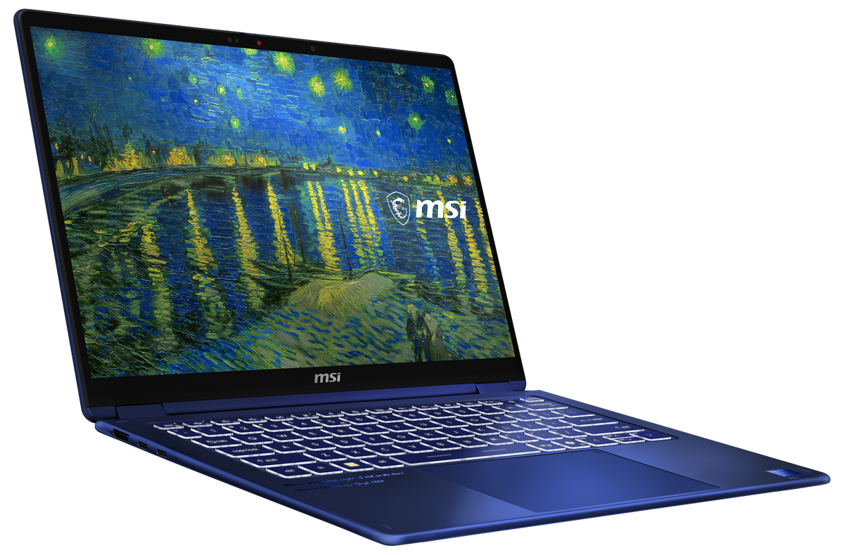 MSI Laptop Prestige 14 Flip AI+ Starry Night Over the Rhon