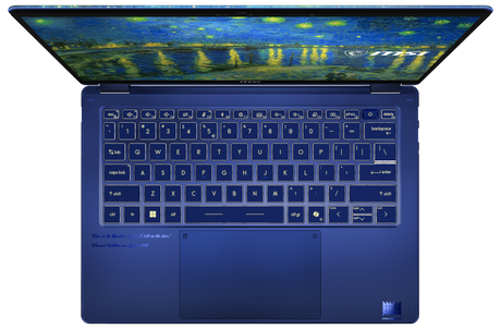 MSI Laptop Prestige 14 Flip AI+ Starry Night Over the Rhon