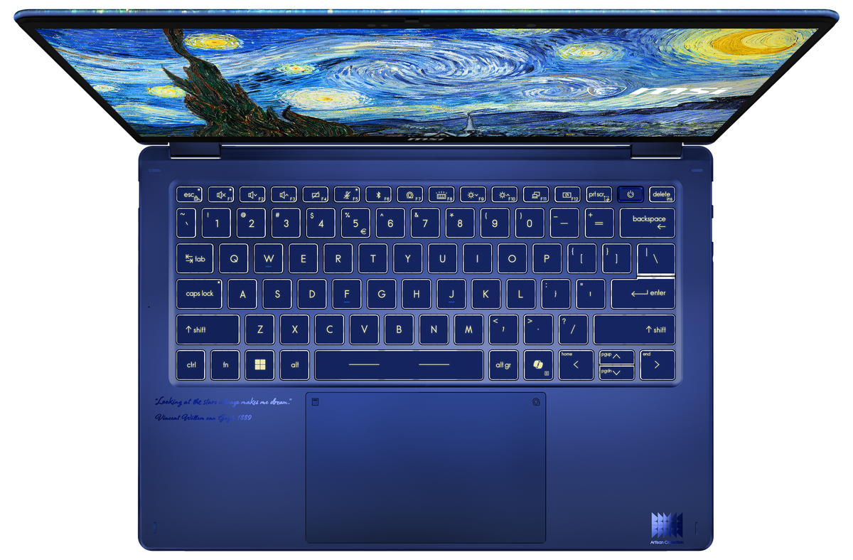 MSI Laptop Prestige 14 Flip AI+ The Starry Night-270DEN