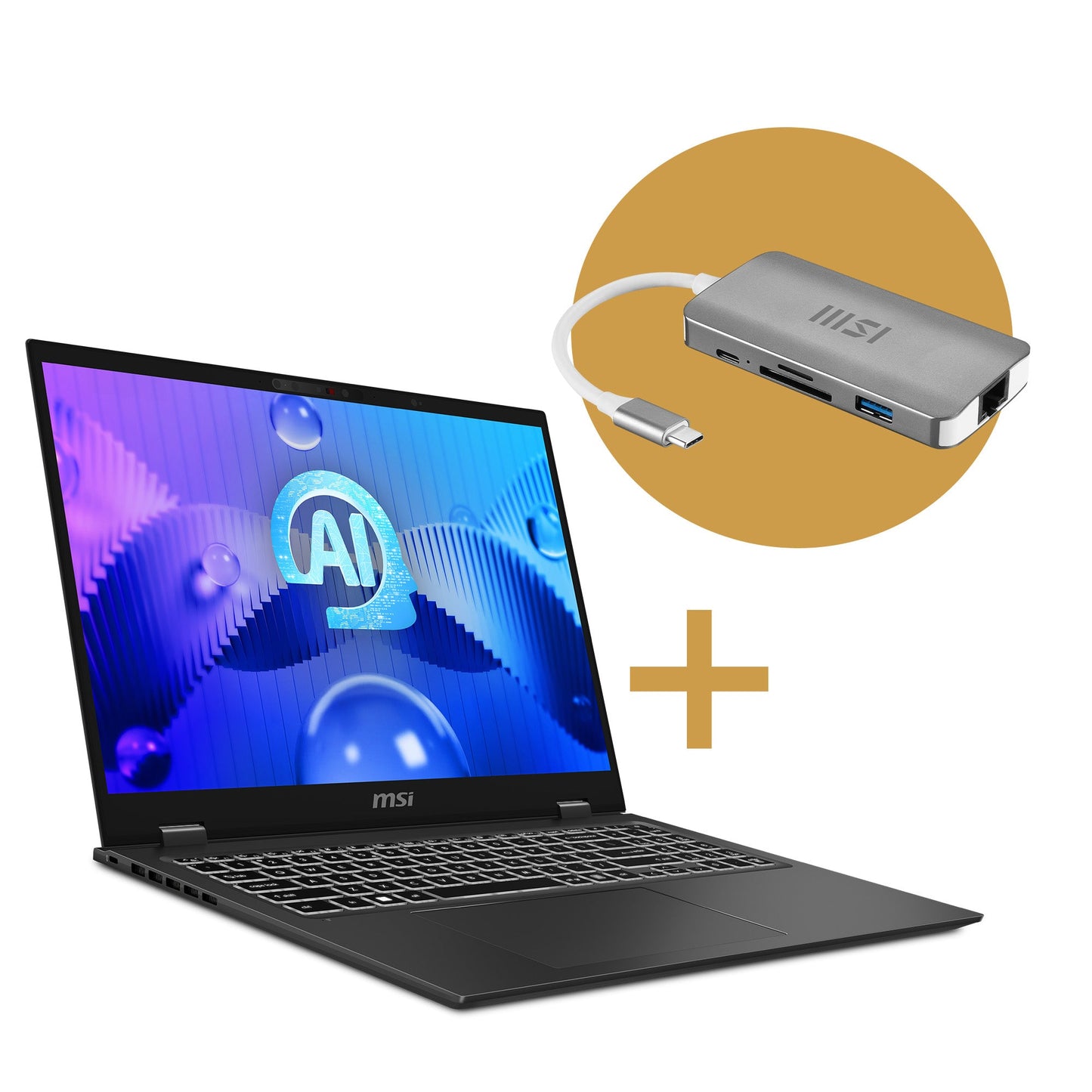 MSI Laptop Prestige 16 AI Studio B1VFG-010DE [mit Dein-Geschenk Aktion]