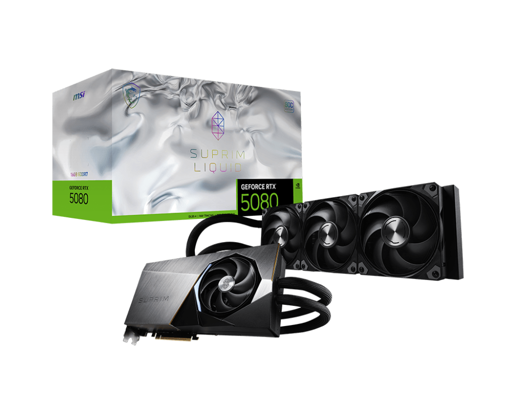 MSI Grafikkarte GeForce RTX 5080 16G SUPRIM LIQUID SOC