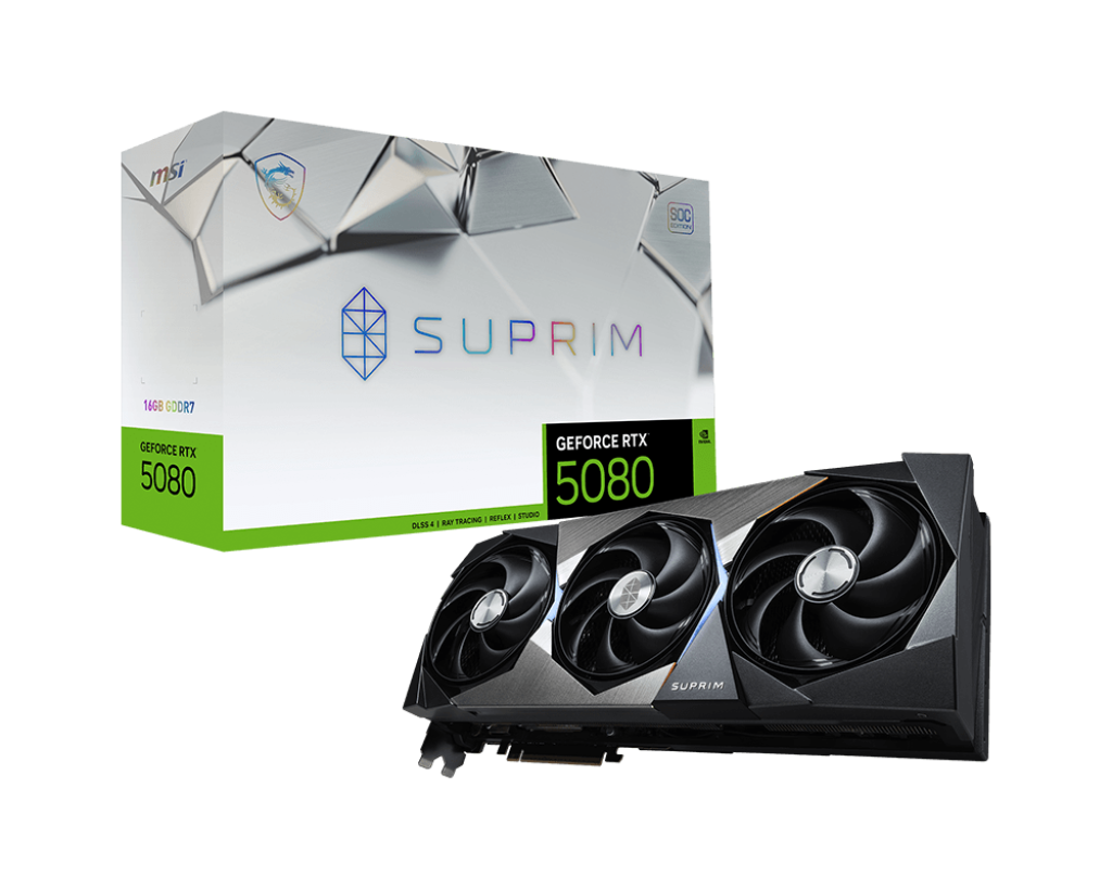 MSI Grafikkarte GeForce RTX 5080 16G SUPRIM SOC