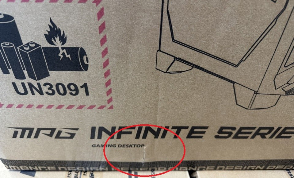 MSI Desktop PC MPG Infinite X3 AI 2NVZ9-032AT ****Verpackung leicht beschädigt****