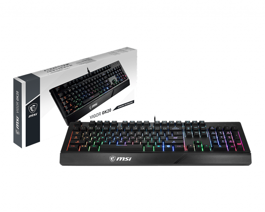 MSI Gaming Tastatur VIGOR GK20 DE USB - MSI e-Shop | Offiziell von MSI Deutschland