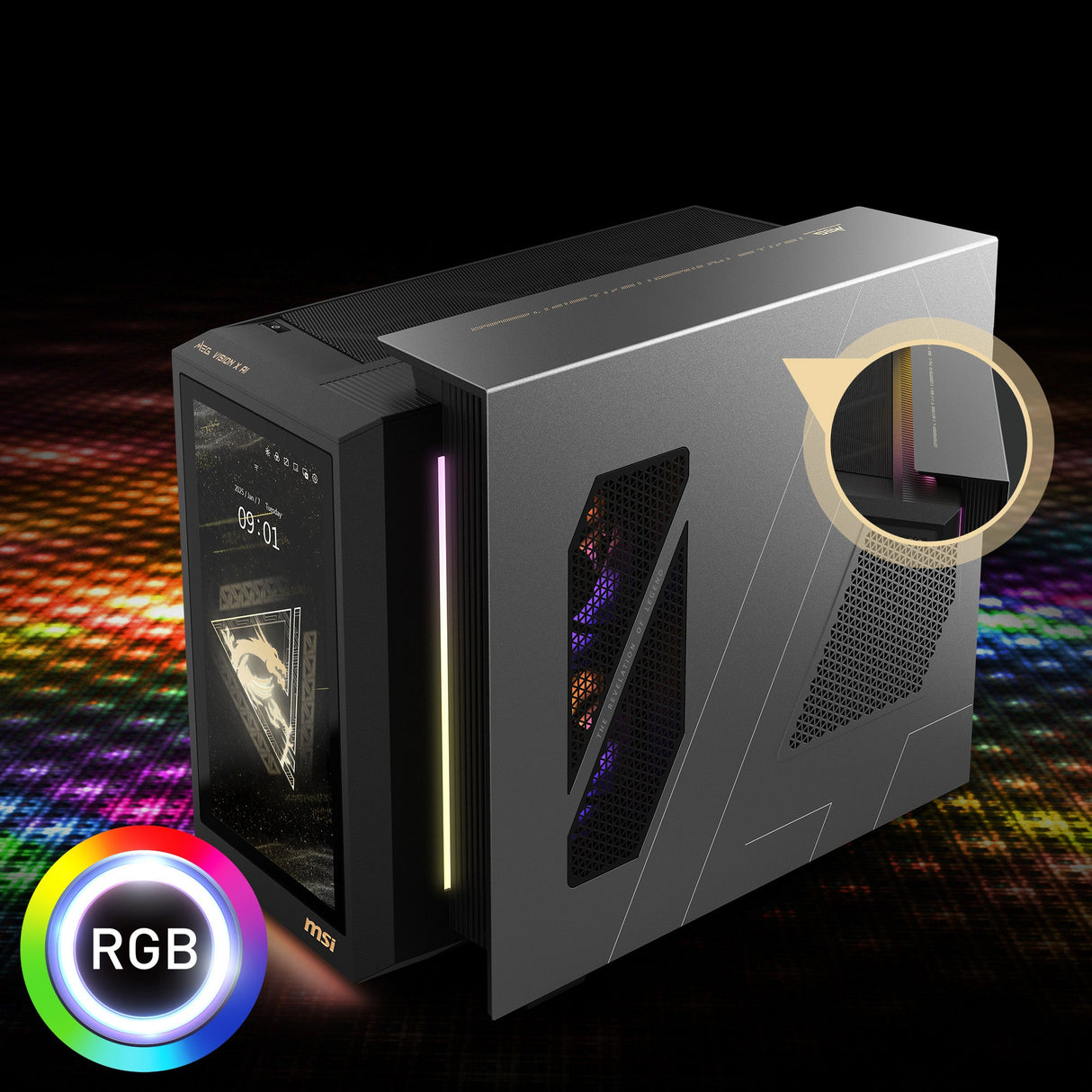 MSI Desktop PC MEG Vision X AI 2NVP7-209AT