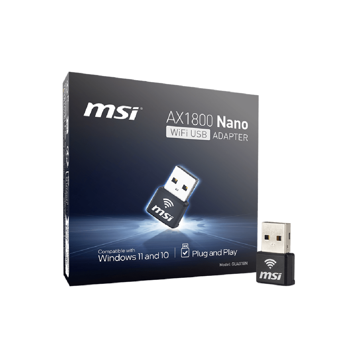 MSI AX1800 Nano WiFi USB Adapter | Redes