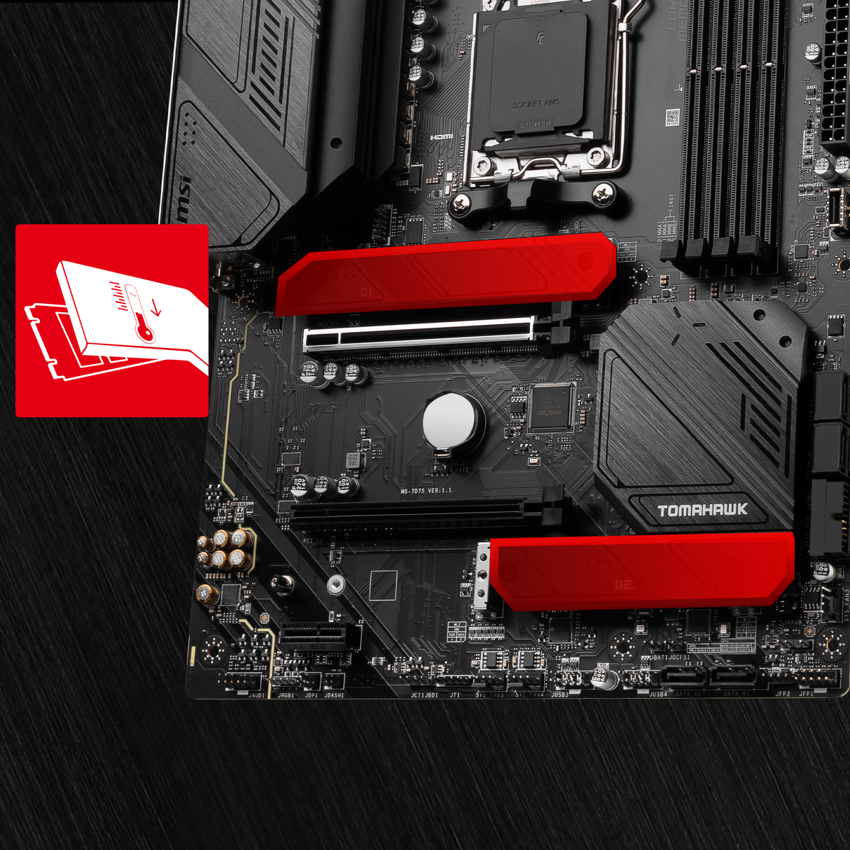 MSI Motherboard MAG B650 TOMAHAWK WIFI
