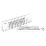 MSI Forge K210 Wireless Combo White | Teclado + Ratón