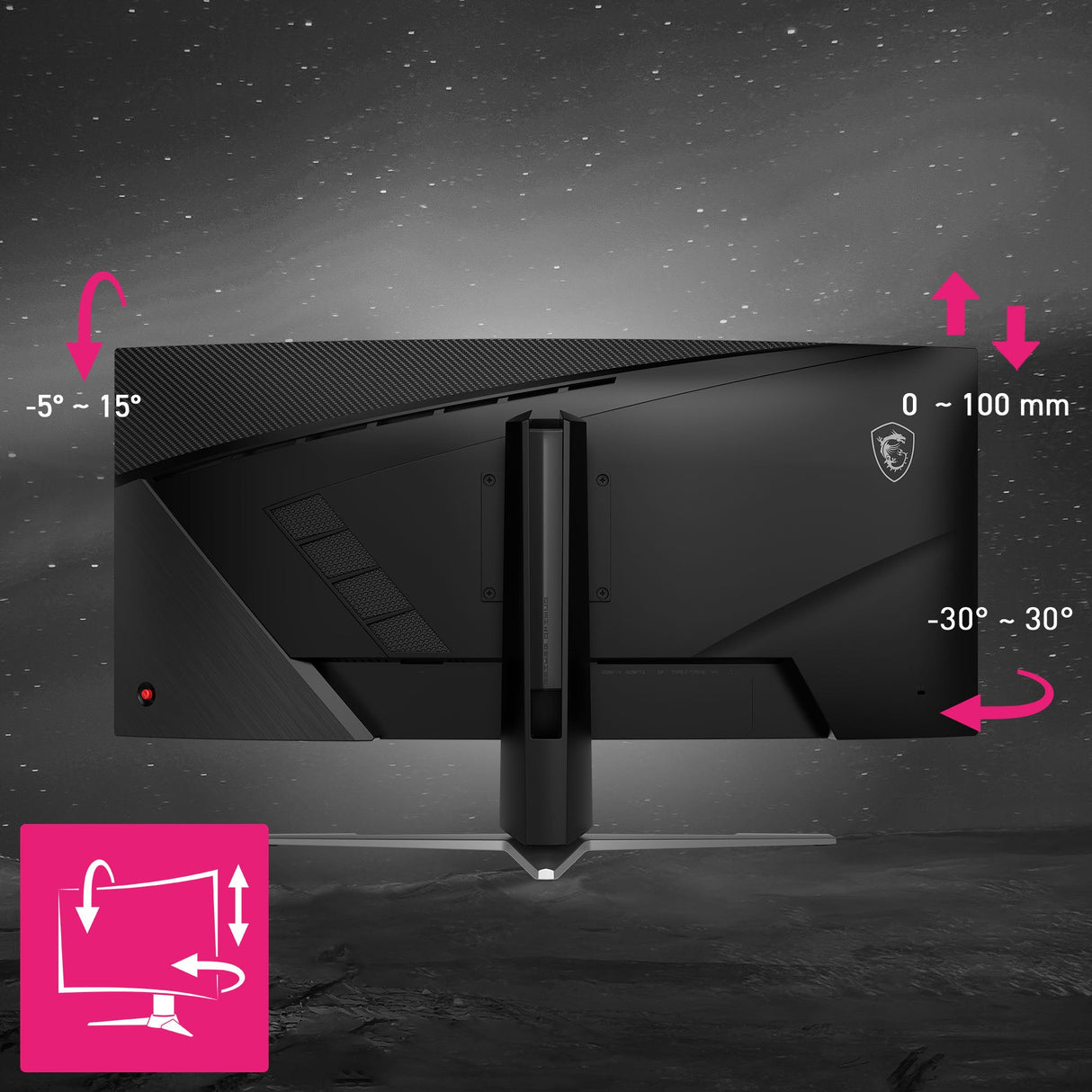 MPG 346CQRF X24 | MSI Gaming Monitor