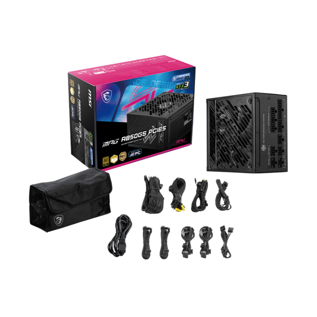 MSI MPG A850GS PCIE5 80 PLUS Gold | Fuente de Alimentación