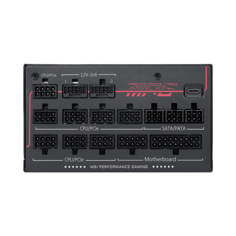 MSI MPG Ai1600TS PCIE5 | Fuente de Alimentación