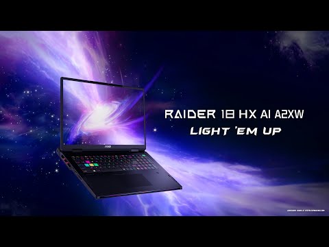 PC portable gamer Raider 18 HX AI A2XWJG-602FR