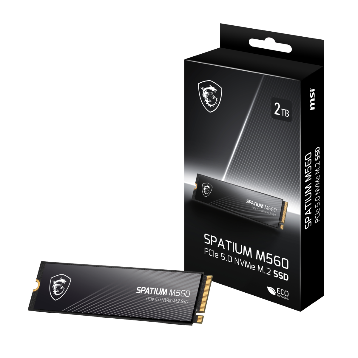 MSI SPATIUM M560 PCIe 5.0 NVMe M.2 2TB | SSD