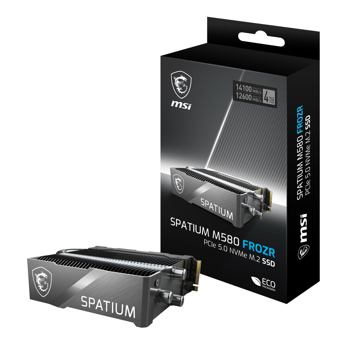 MSI Spatium M580 PCIe 5.0 NVMe M.2 4TB FROZR | SSD