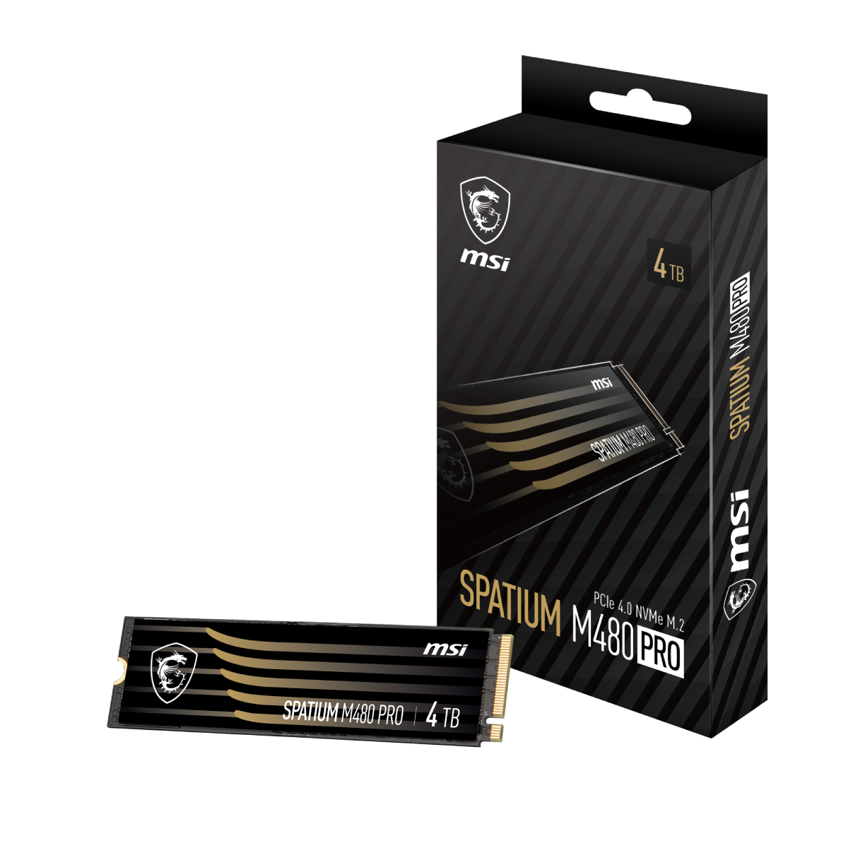 MSI Spatium M480 PRO PCIe 4.0 NVMe M.2 4TB | SSD