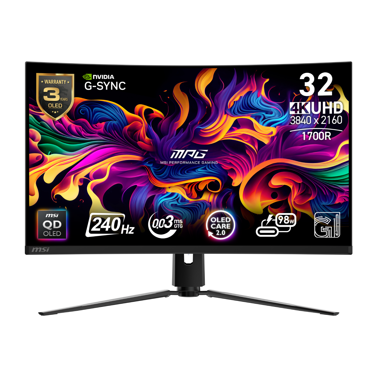 MSI MPG 321CURX QD-OLED | Monitor Gaming