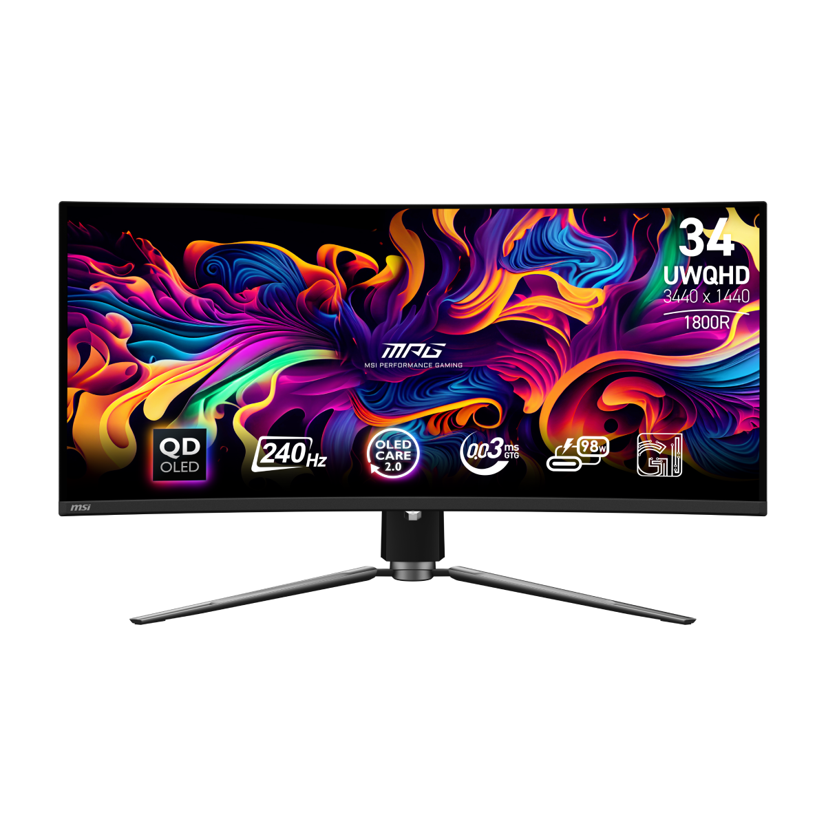 MSI MPG 341CQPX QD-OLED | Monitor Gaming