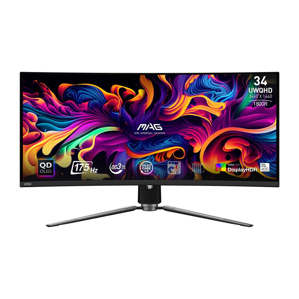 MSI MAG 341CQP QD-OLED | Monitor Gaming
