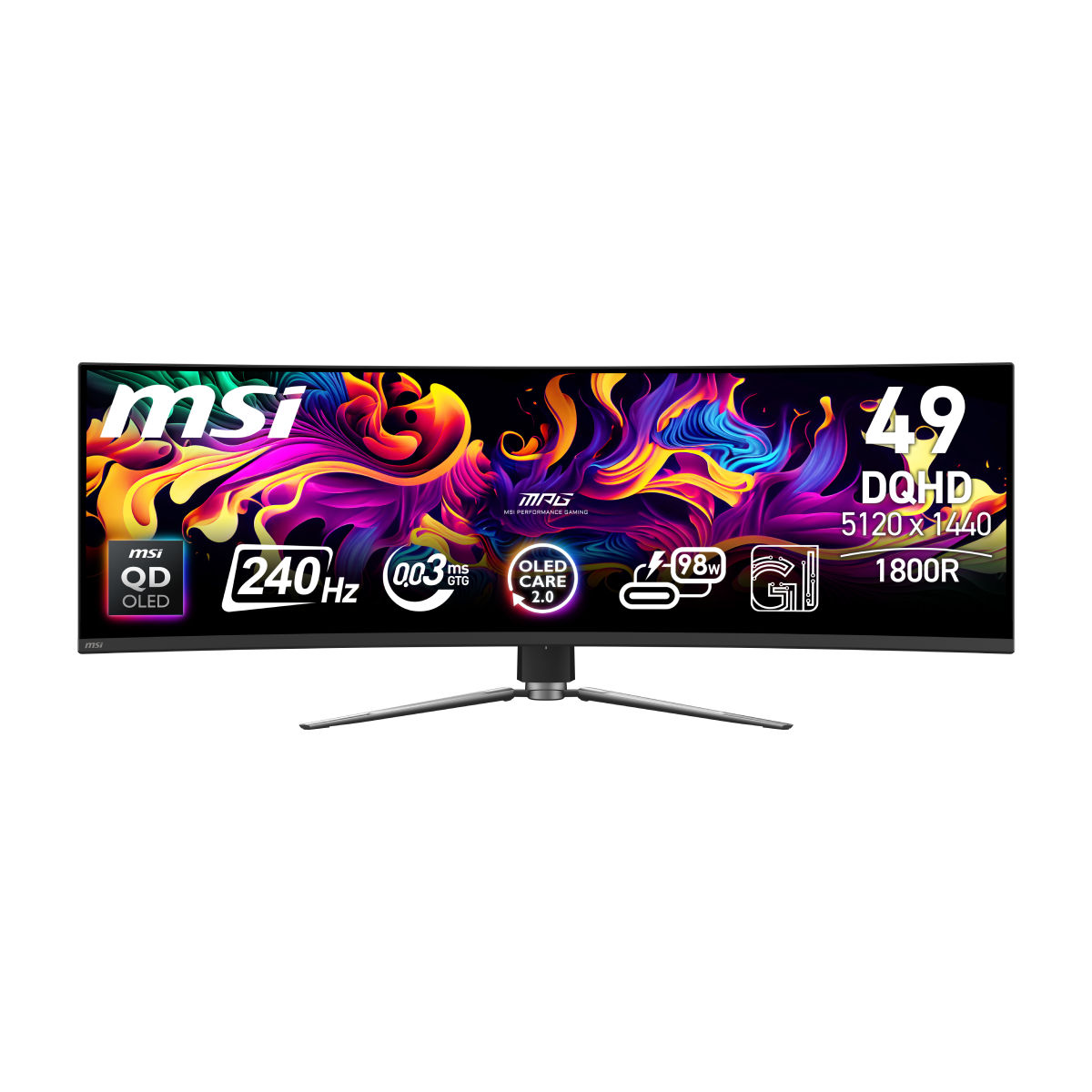 MSI MPG 491CQPX QD-OLED | Monitor Gaming