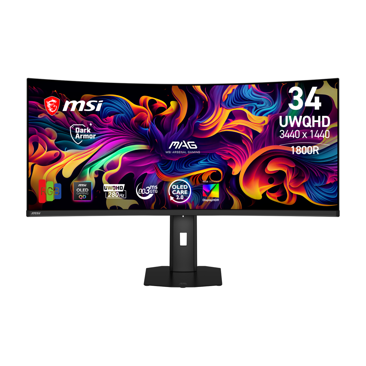 MSI MAG 341CQP QD-OLED X28 | Monitor Gaming