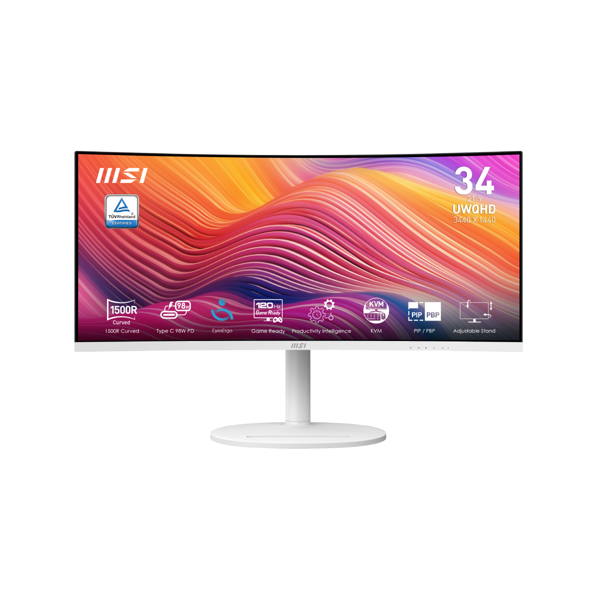 MSI Modern MD342CQPW | Monitor Profesional