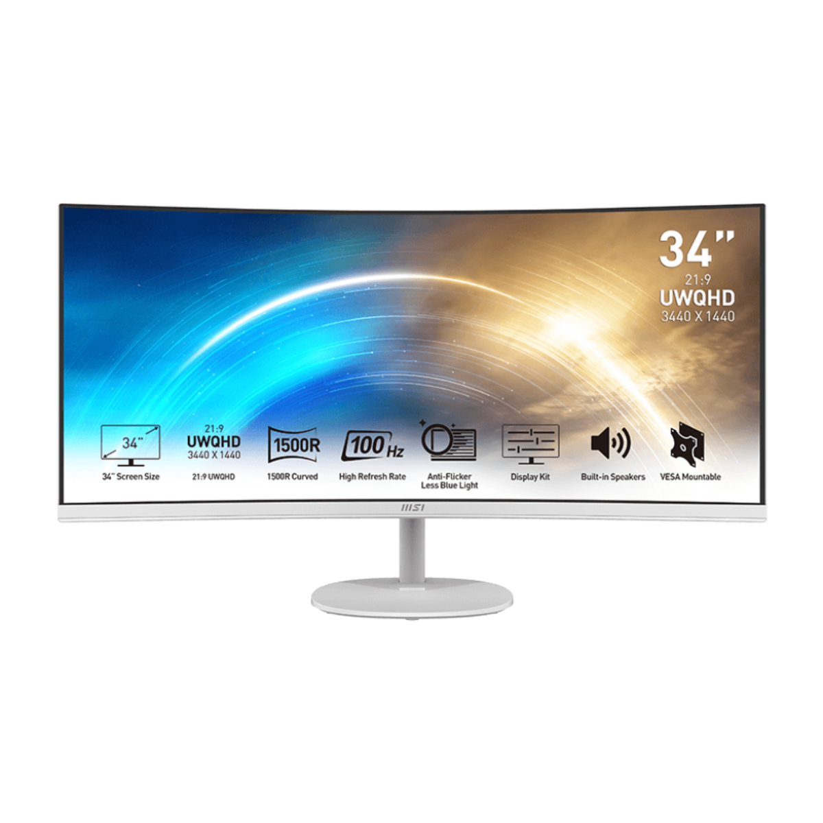 MSI PRO MP341CQW | Monitor Profesional