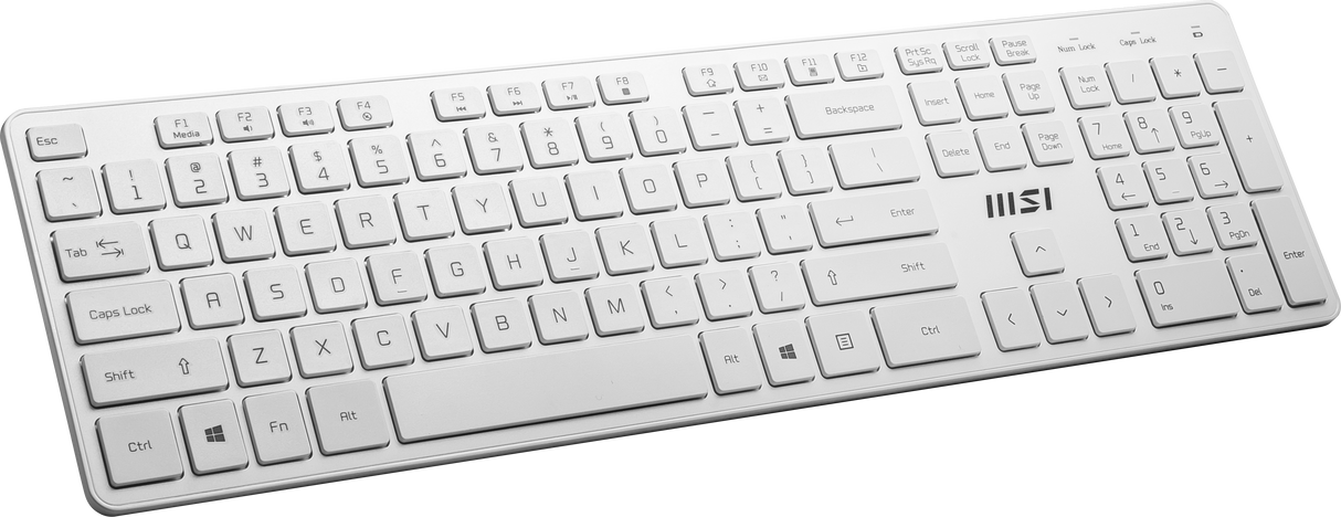 MSI Kabelloses deutsche Tastatur / Maus Combo Weiß