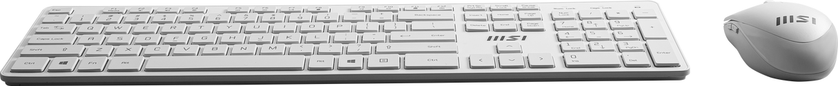 MSI Kabelloses deutsche Tastatur / Maus Combo Weiß
