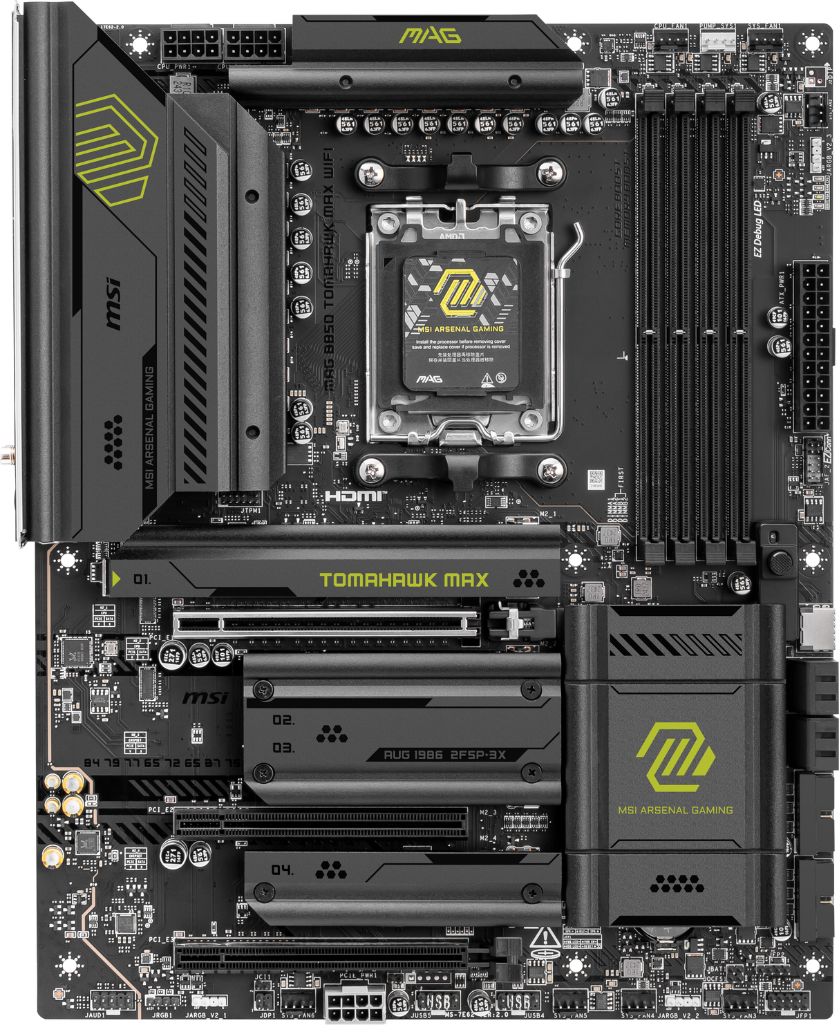 MSI Motherboard MAG B850 TOMAHAWK MAX WIFI