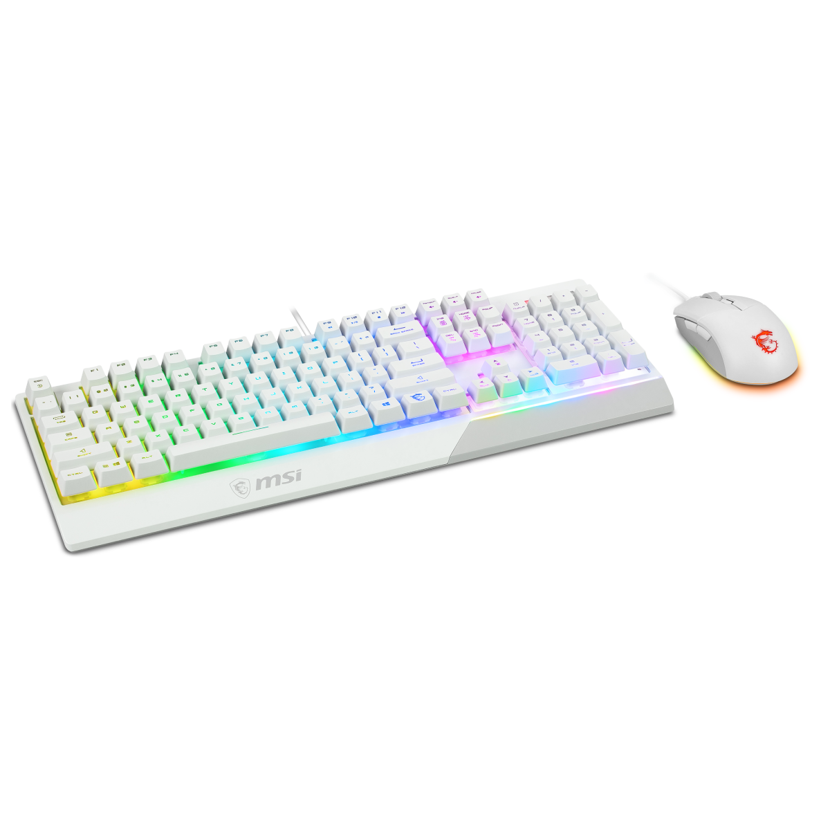 MSI Vigor GK30 Combo White | Teclado + Ratón