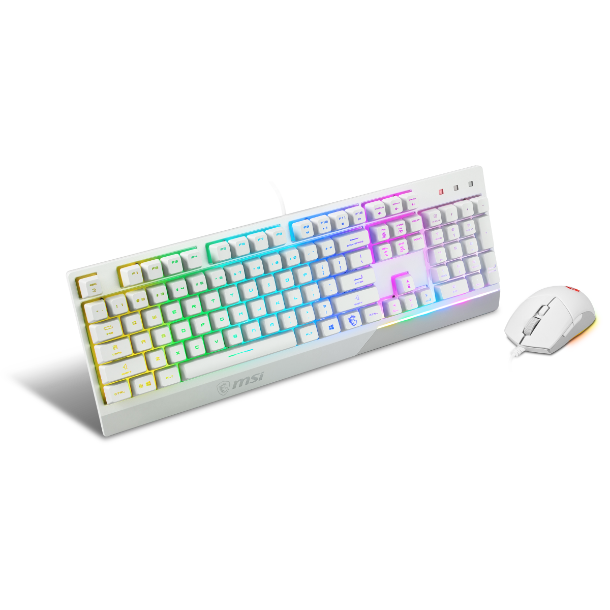 MSI Vigor GK30 Combo White | Teclado + Ratón