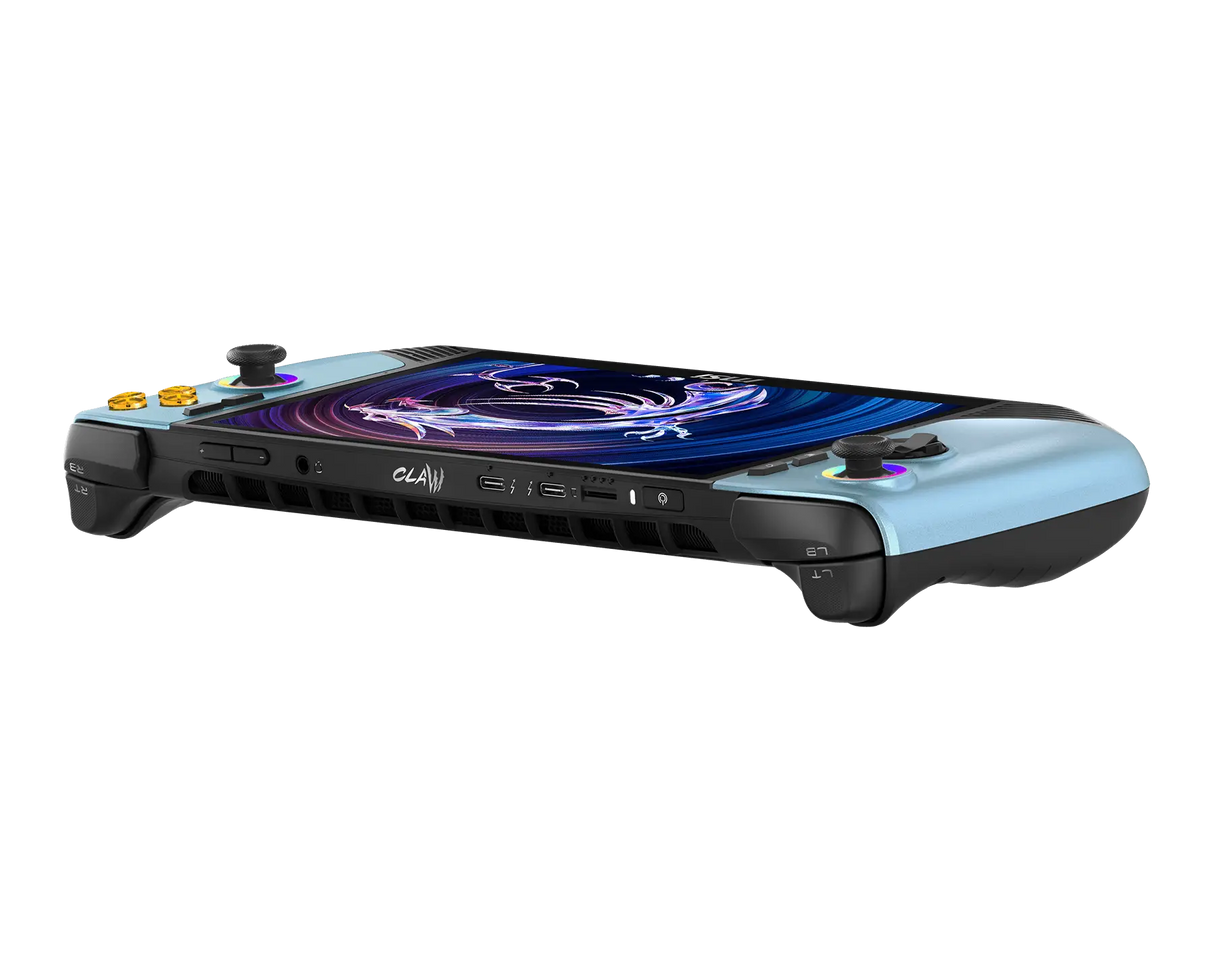 MSI Claw 8 AI+ A2VM Glacier Blue-246FR EDITION LIMITEE