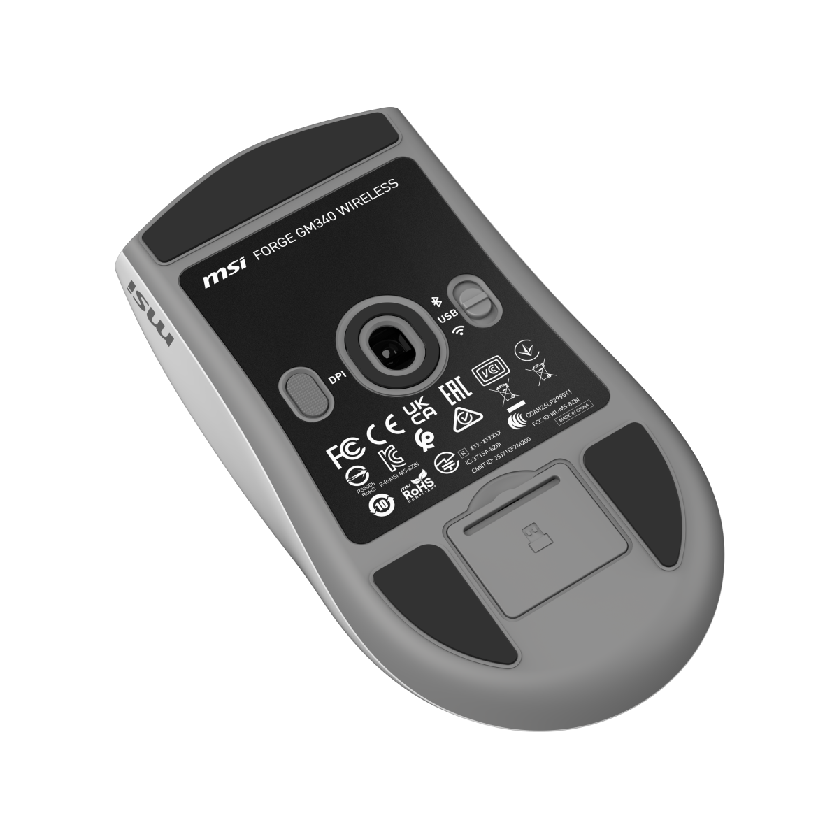 MSI Forge GM340 Wireless White | Ratón Gaming Inalámbrico