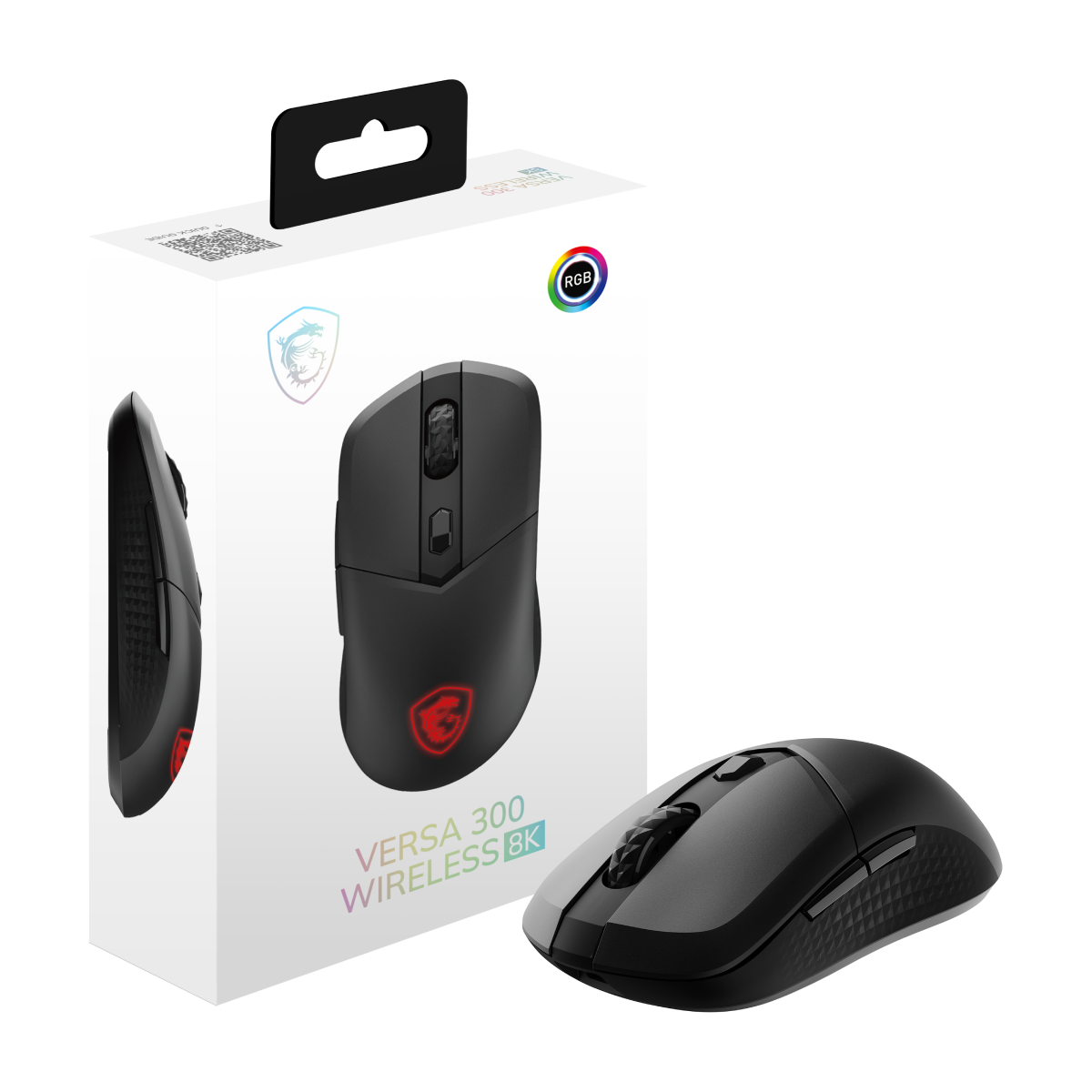 MSI VERSA 300 WIRELESS 8K | Ratón Gaming Inalámbrico