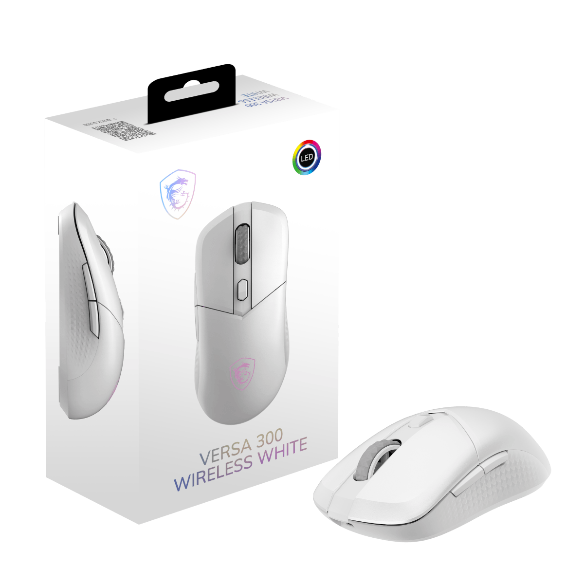 MSI Versa 300 Wireless White | Ratón Gaming Inalámbrico