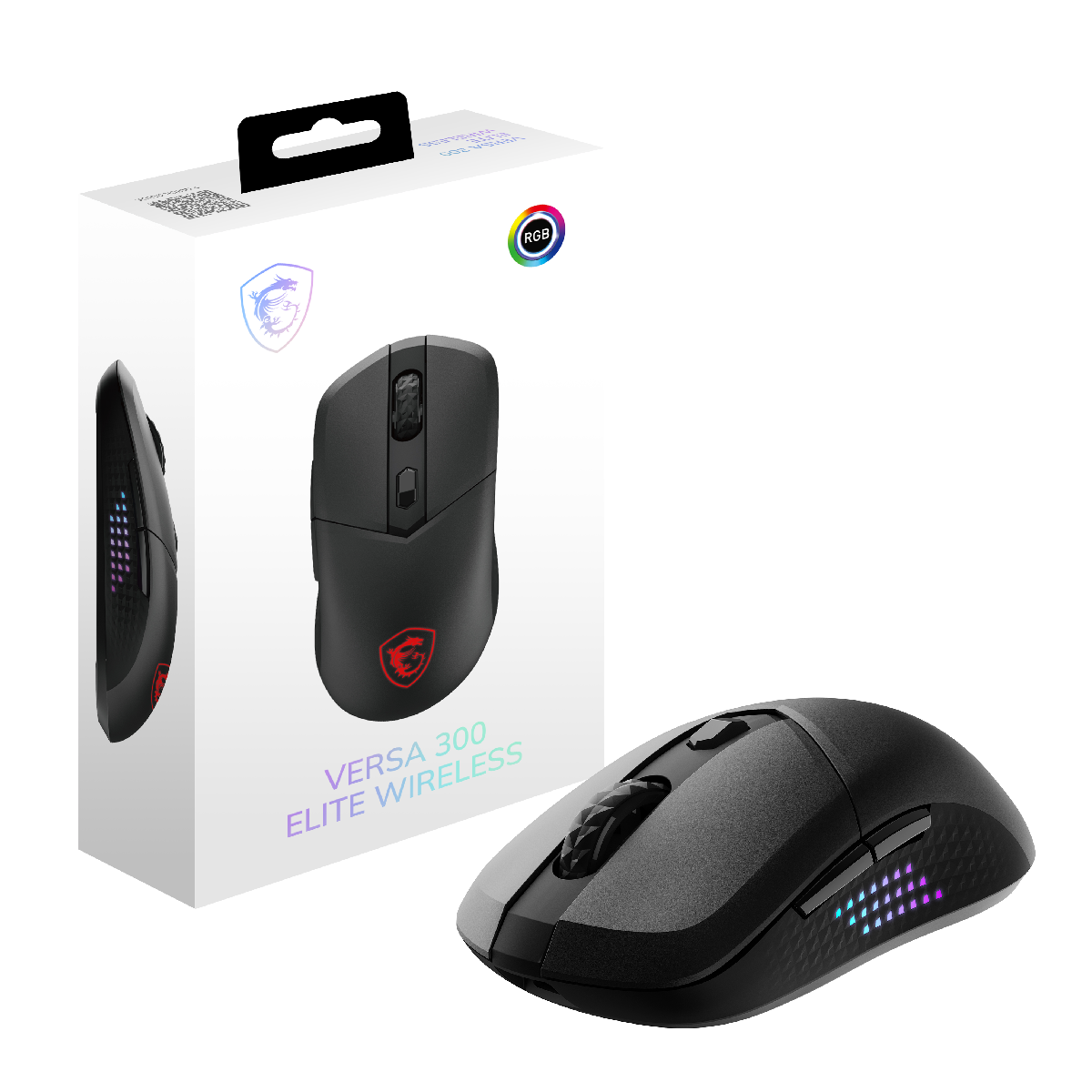 MSI Versa 300 Elite Wireless | Ratón Gaming Inalámbrico