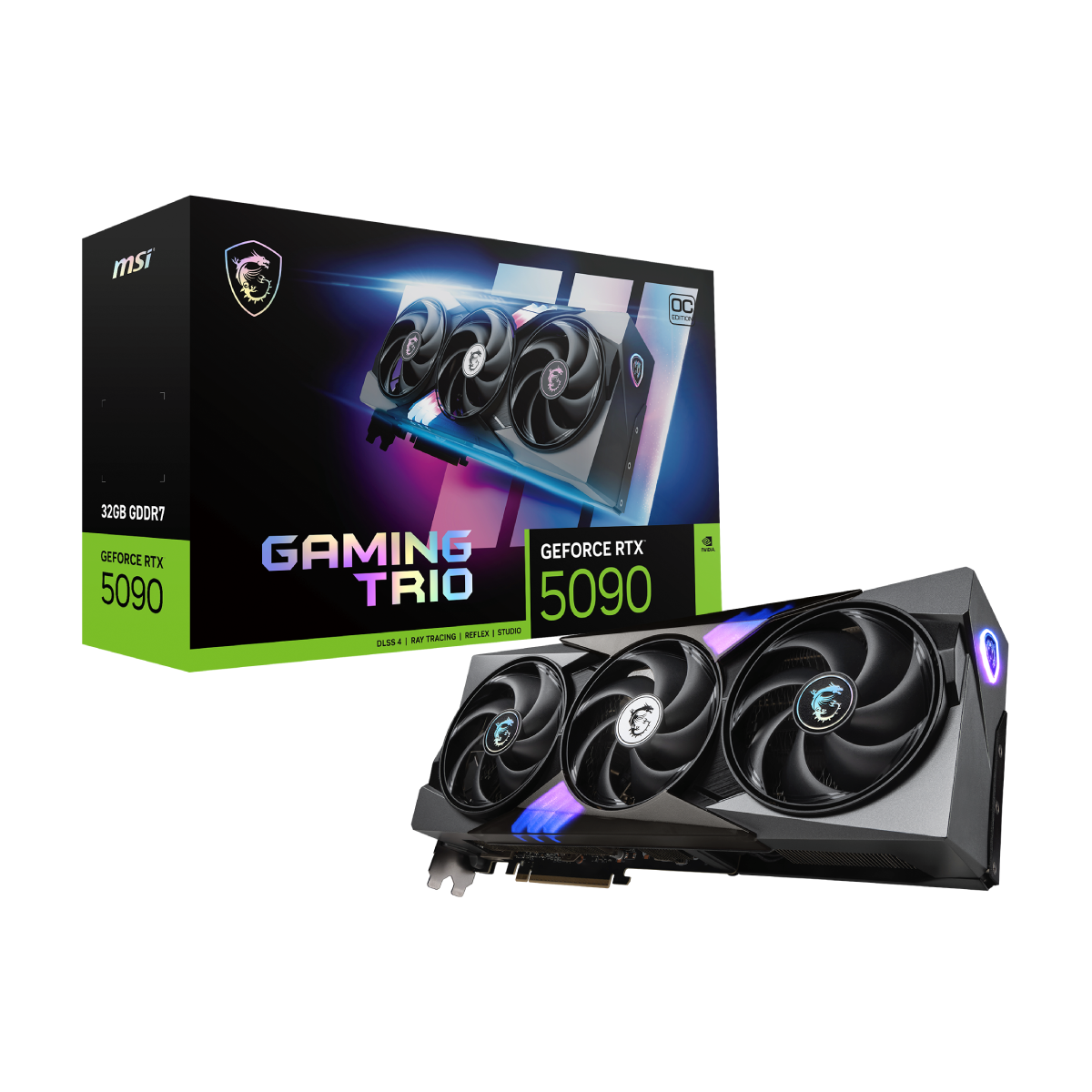 MSI GeForce RTX 5090 32G GAMING TRIO OC | Tarjeta Gráfica