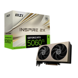 MSI GeForce RTX 5060 Ti 16G INSPIRE 2X OC | Tarjeta Gráfica