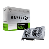 MSI GeForce RTX 5070 12G VENTUS 2X OC WHITE | Tarjeta Gráfica