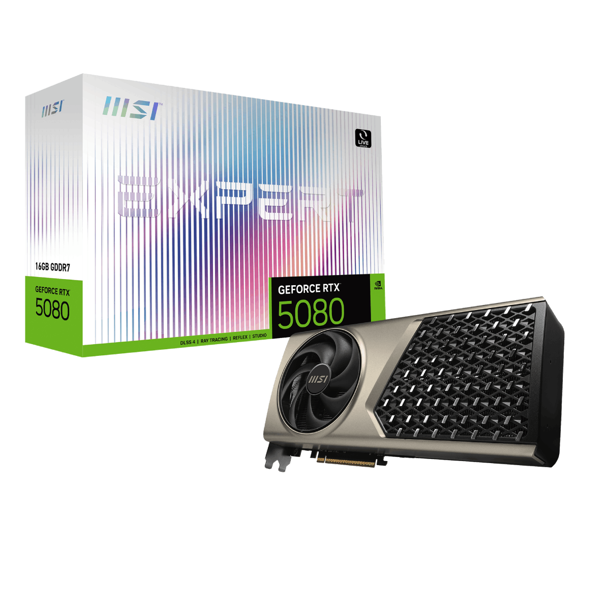 MSI GeForce RTX 5080 16G EXPERT | Tarjeta Gráfca