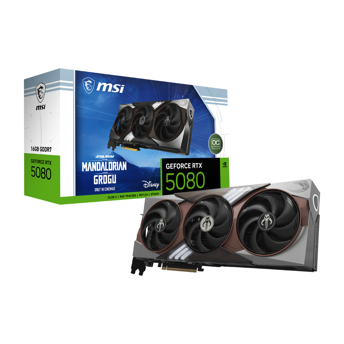 MSI GeForce RTX 5080 16G The Mandalorian and Grogu Edition OC | Tarjeta Gráfica