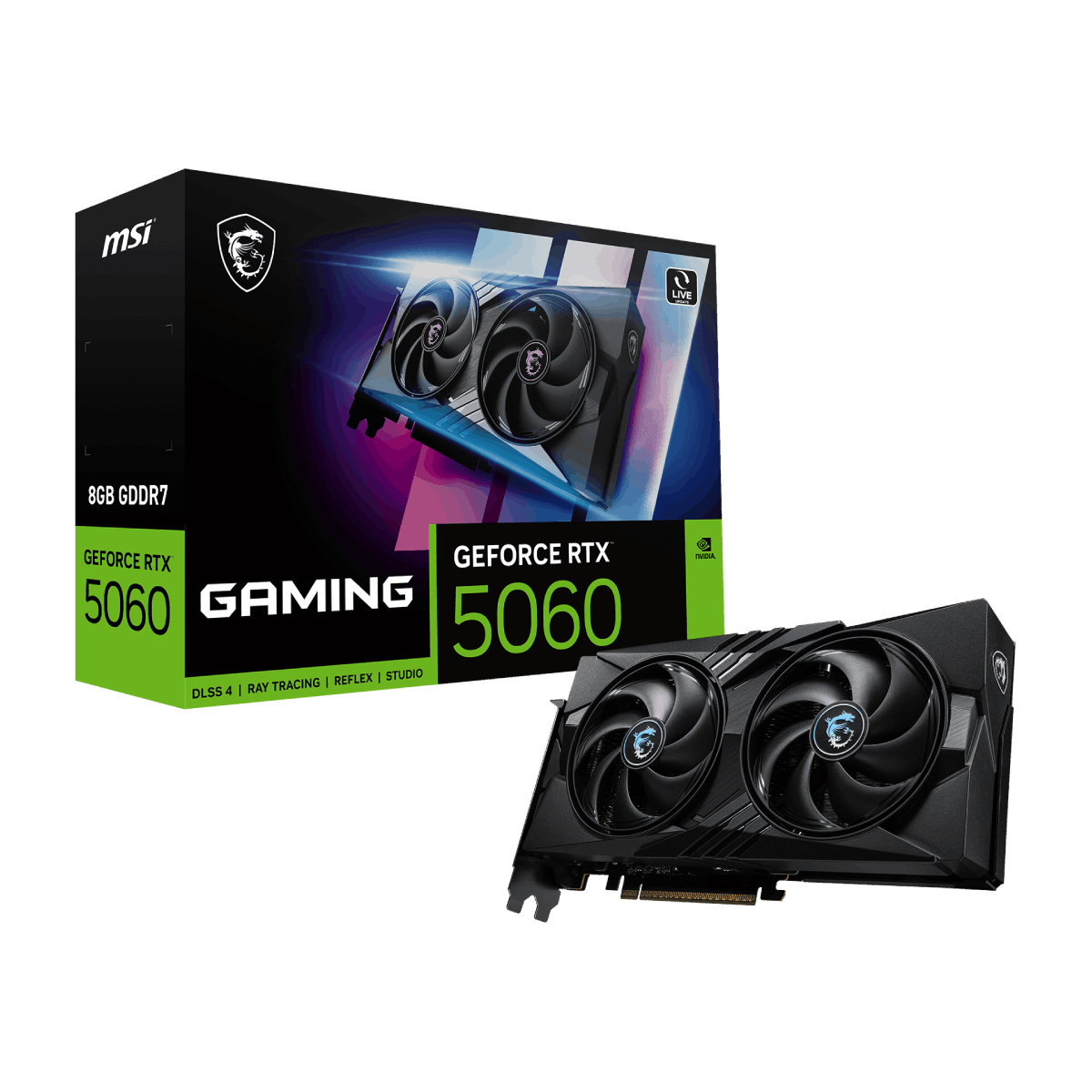 MSI GeForce RTX 5060 8G GAMING | Tarjeta Gráfica