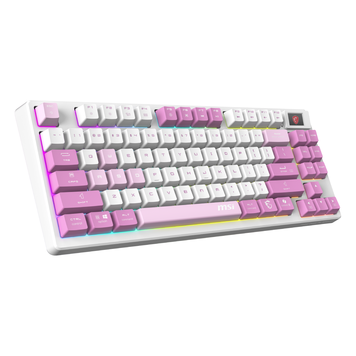 MSI Forge GK600 TKL Wireless Violet | Teclado Gaming Inalámbrico