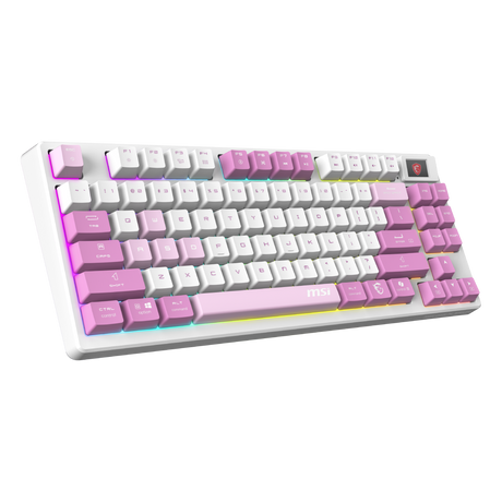 MSI Forge GK600 TKL Wireless Violet | Teclado Gaming Inalámbrico