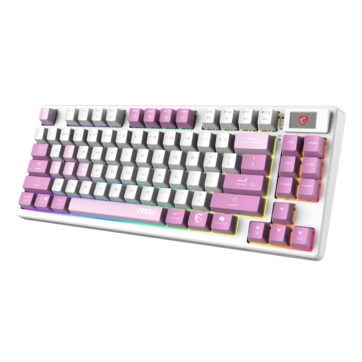 MSI Forge GK600 TKL Wireless Violet | Teclado Gaming Inalámbrico