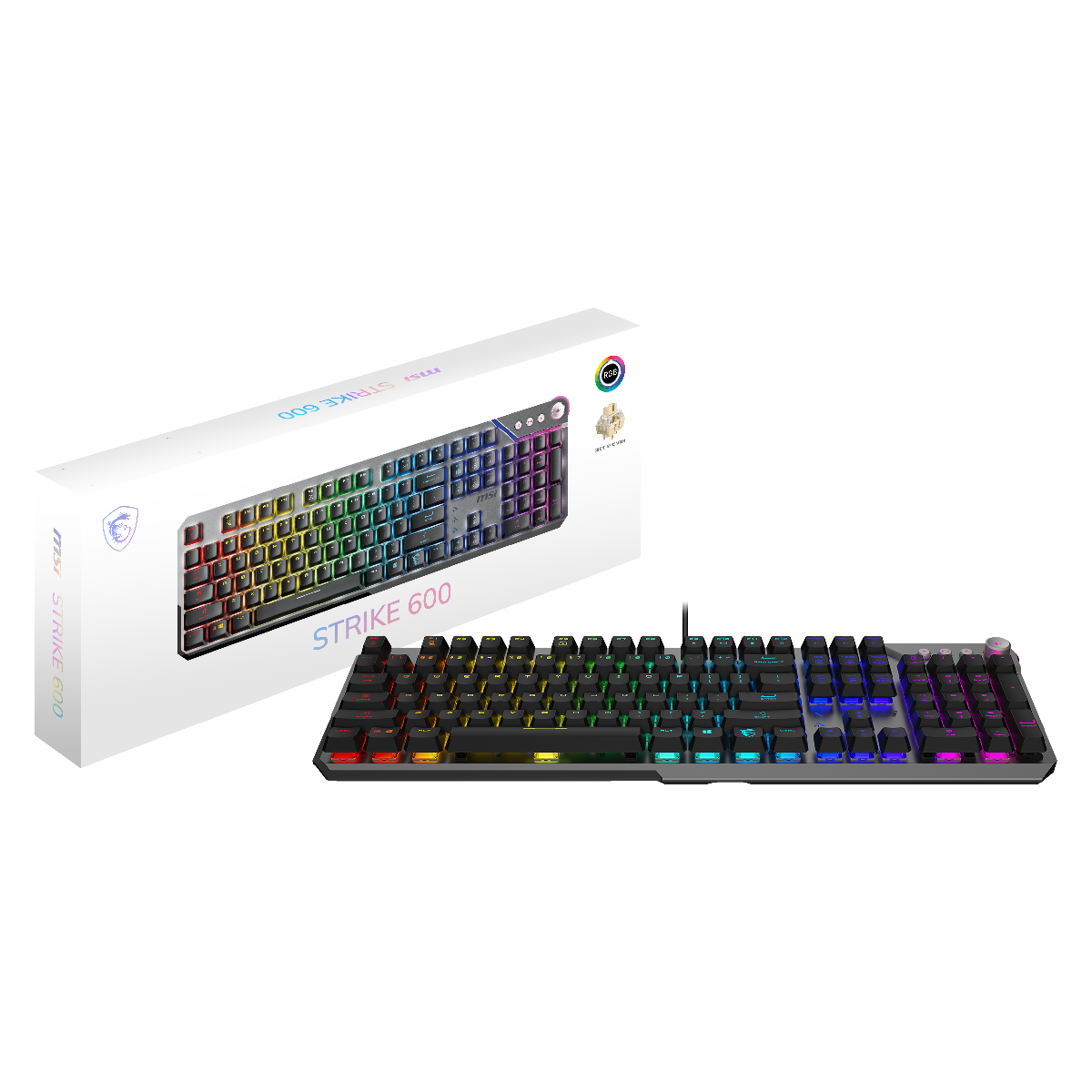 MSI STRIKE 600 SILENT Español | Teclado Gaming